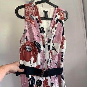 Ann Taylor floral sleeveless dress